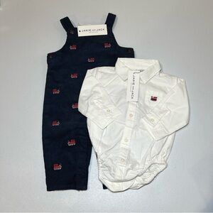 Janie and Jack Navy Infant Outfit Set NWT size 3-6 months